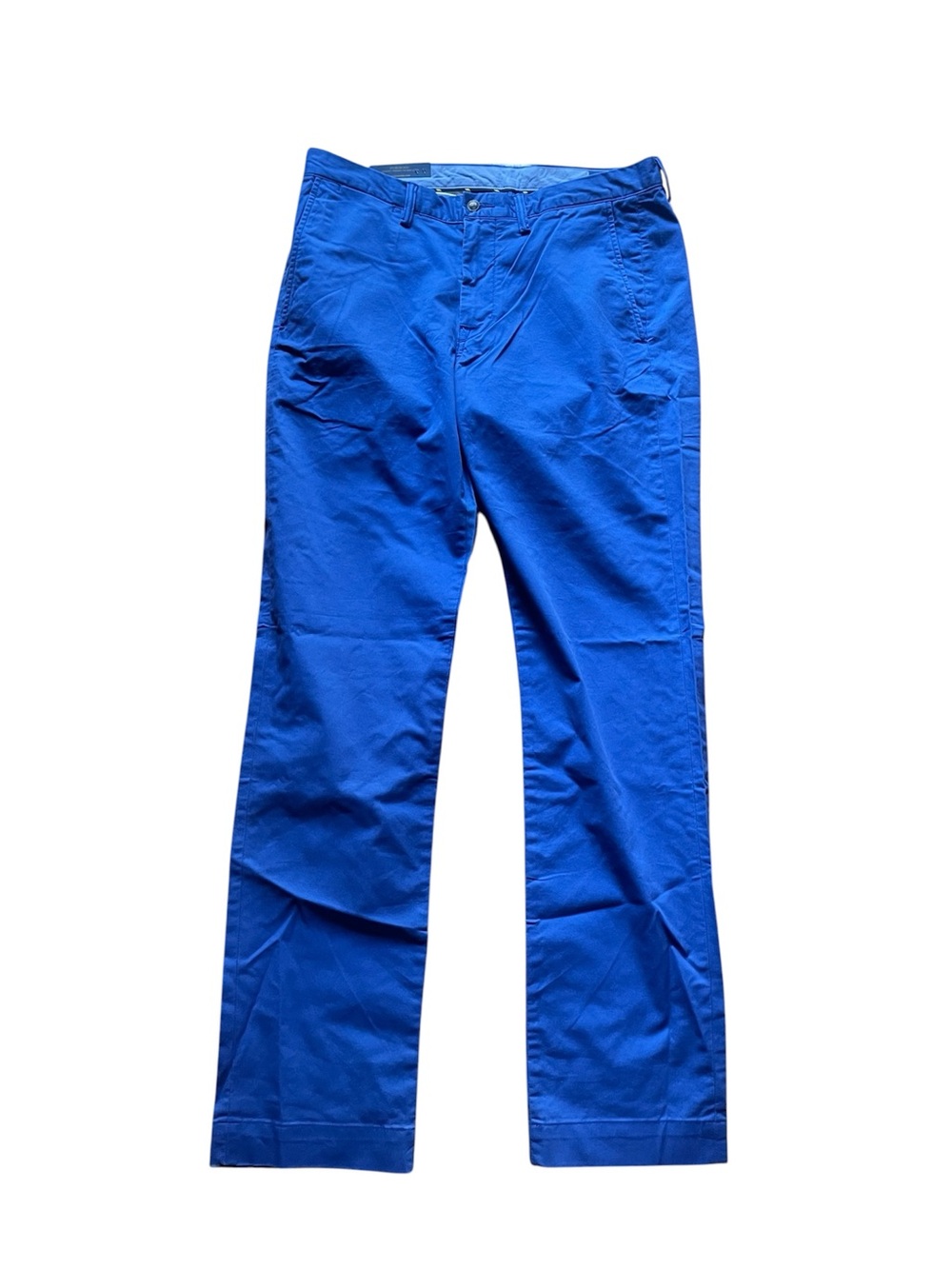 NWT Polo Ralph Lauren Stretch Straight Fit Men’s Blue Chino Pants 34/34
